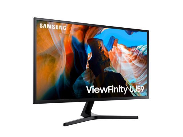 Samsung - 32” ViewFinity UJ590 UHD Monitor - Dark Gray/Blue - image 5