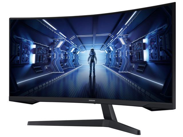 Samsung - 34” Odyssey G5 1000R Curved 1ms 165Hz QHD FreeSync Prem Gaming Monitor - Black - image 4