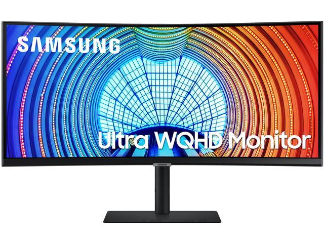 SAMSUNG LS34A650UXNXGO 34' UWQHD 3440 x 1440 (2K) 100Hz HDR10 HDMI, DisplayPort, USB, Height Adjust LAN AMD FreeSync Curved Gaming Monitor