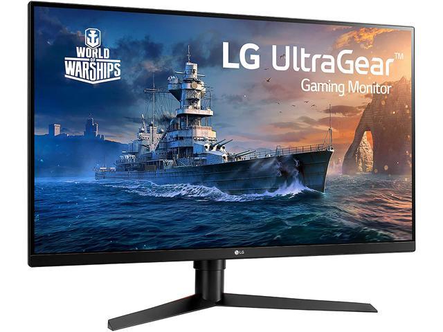 LG 32' Gaming Monitor Quad HD 2560 x 1440 2K 144Hz 2xHDMI DisplayPort AMD Radeon FreeSync 3-Side Borderless Anti-Glare Backlit LED Pivot, Tilt,...