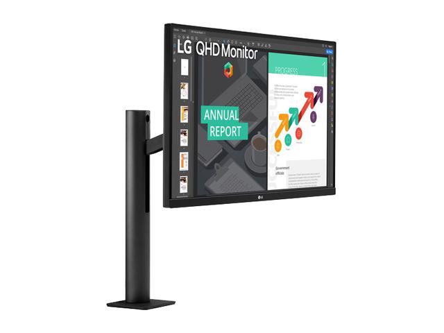 LG 27' 75Hz IPS QHD IPS Monitor 5ms (GTG at Faster) AMD FreeSync 2 x HDMI, DisplayPort, USB-C 27QN880-B