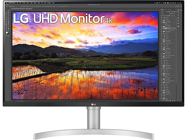 LG 32UN650-W 32' (31.5' Viewable) UHD 3840 x 2160 (4K) 5 ms (GTG) 60 Hz HDMI, DisplayPort AMD FreeSync Built-in Speakers IPS HDR Monitor with FreeSync