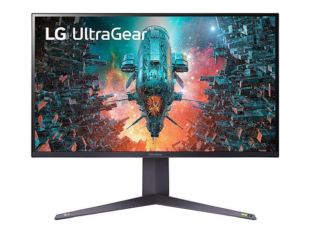 LG UltraGear 32GQ950-B 32' (31.5' Viewable) UHD 3840 x 2160 (4K) 144 Hz FreeSync Premium Pro & G-Sync Compatible Flat Panel Nano IPS Gaming Monitor
