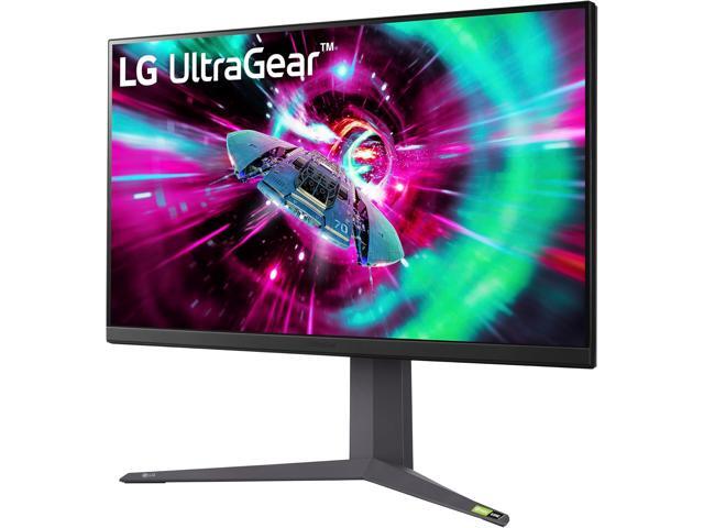 LG 32' (31.5' Viewable) 144Hz Nano IPS UHD Gaming Monitor FreeSync Premium Pro & G-Sync Compatible DCI-P3 98% (CIE1976) UltraGear 32GQ950-B