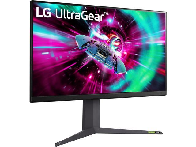 LG 32' (31.5' Viewable) 144Hz Nano IPS UHD Gaming Monitor FreeSync Premium Pro & G-Sync Compatible DCI-P3 98% (CIE1976) UltraGear 32GQ950-B