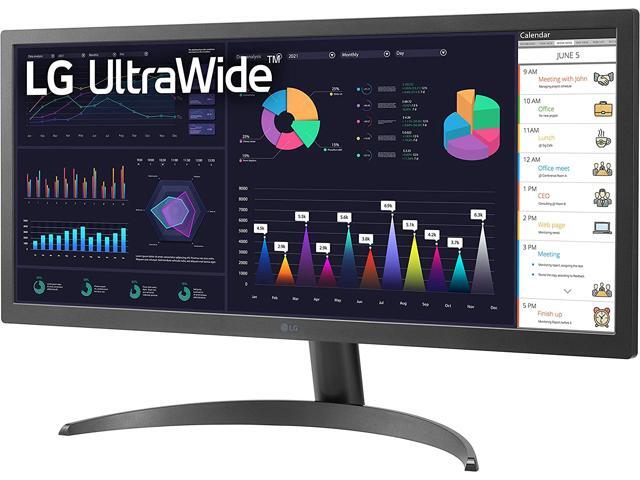 LG 26WQ500-B 26" UltraWide FHD HDR10 IPS Monitor with AMD FreeSync
