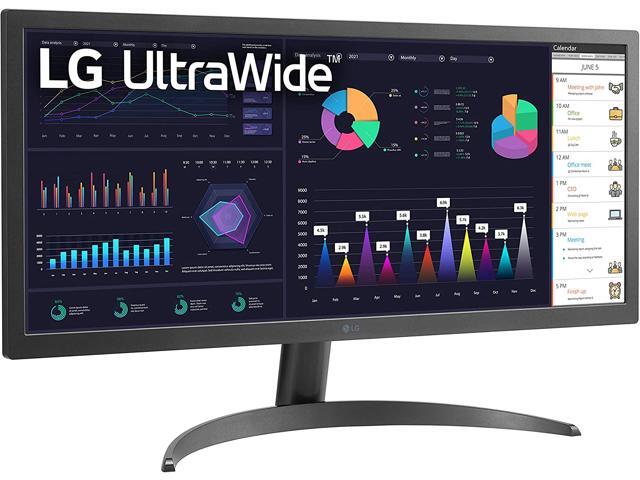 LG 26WQ500-B 26" UltraWide FHD HDR10 IPS Monitor with AMD FreeSync