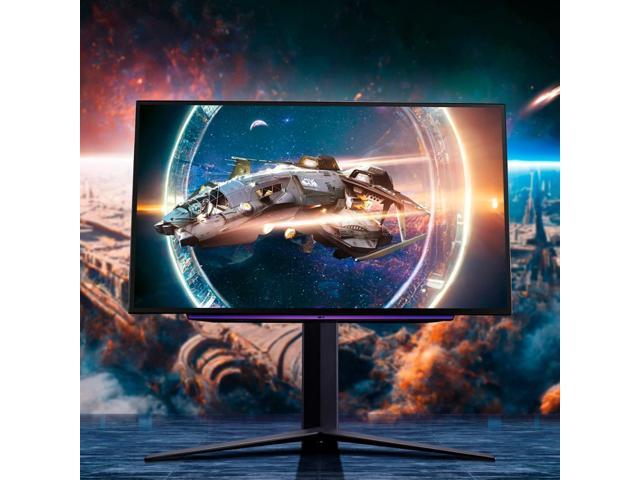 LG UltraGear 27' (26.5' Viewable) 240Hz OLED 2K Gaming Monitor 0.03ms FreeSync Premium & G-Sync Compatible, QHD 2560 x 1440, Flat Panel 27GR95QE-B