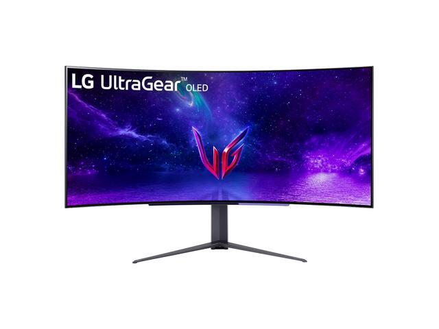 LG 45' 240 Hz OLED QHD gaming monitor G-SYNC Compatible,AMD FreeSync Premium 45GR95QE-B