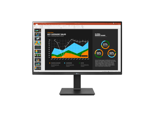 LG 27' IPS WQHD Monitors - LCD Flat Panel - 2560 x 1440 Resolution - HDR10