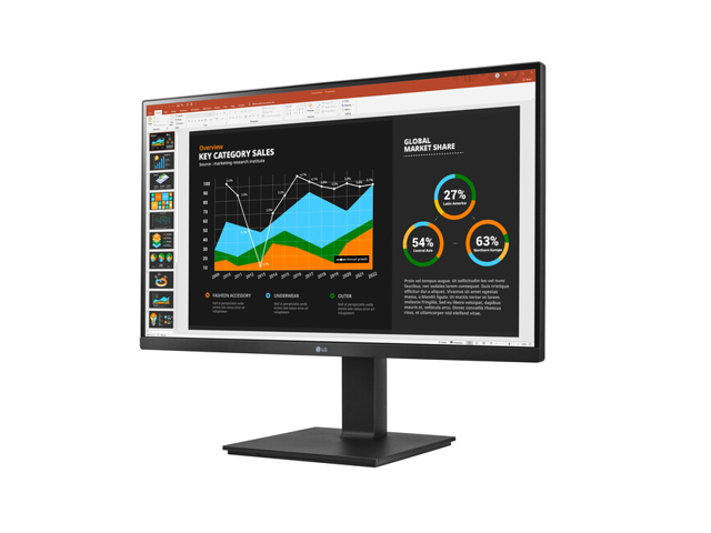LG 27' IPS WQHD Monitors - LCD Flat Panel - 2560 x 1440 Resolution - HDR10