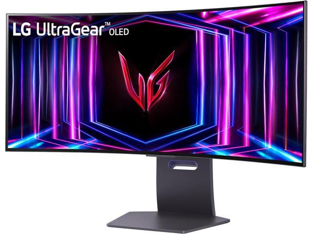 LG - UltraGear 34" OLED Curved WQHD 240Hz 0.03ms FreeSync and NVIDIA G-SYNC Compatible Gaming Monitor with HDR400 - Black - image 3