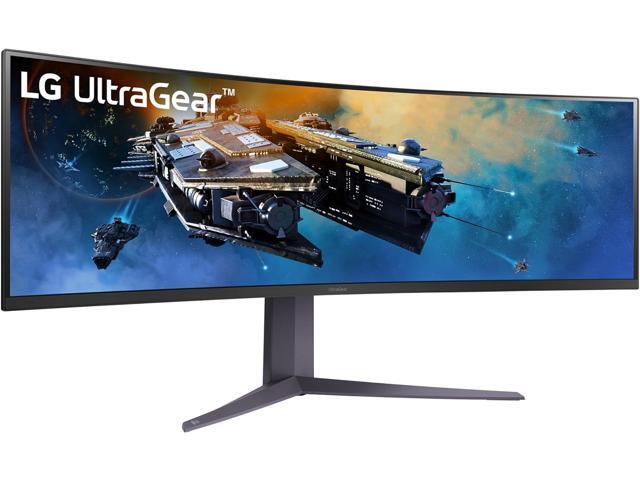 LG UltraGear 45' DQHD 2K 1440P 200Hz with AMD FreeSync Premium Pro, 1ms HDR600 Curved Gaming Computer Monitor with Height Adjustable, Swivel, Pivot...