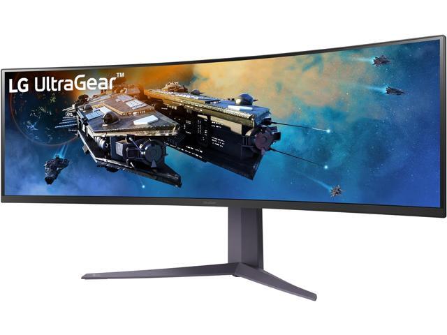 LG UltraGear 45' DQHD 2K 1440P 200Hz with AMD FreeSync Premium Pro, 1ms HDR600 Curved Gaming Computer Monitor with Height Adjustable, Swivel, Pivot...