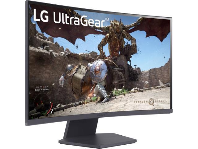 LG Ultragear 27' QHD (2560x1440) Curved Gaming Monitor,180Hz 1ms 1000R AMD FreeSync Monitor with HDR10,Black, 27GS60QX-B