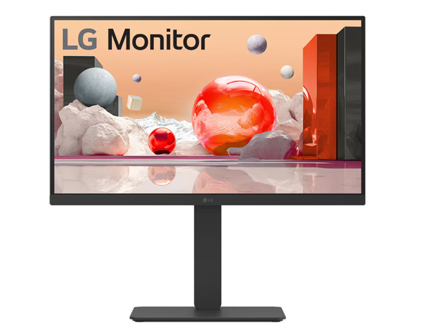LG 24'' IPS FHD 100Hz Monitor with Webcam/Mic, & UBC Type-C, 24BA850-B