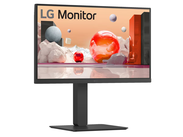 LG 24'' IPS FHD 100Hz Monitor with Webcam/Mic, & UBC Type-C, 24BA850-B