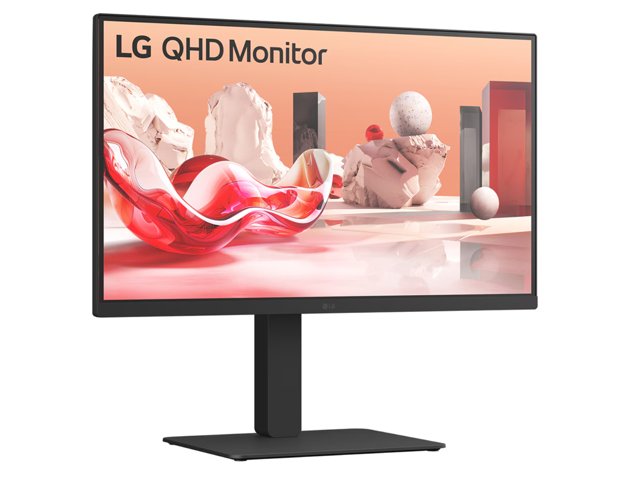 LG 27" QHD IPS 100Hz Monitor with USB-C with Daisy Chain, 27BA75QB-B