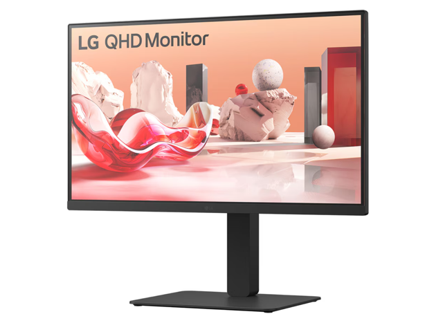 LG 27" QHD IPS 100Hz Monitor with USB-C with Daisy Chain, 27BA75QB-B