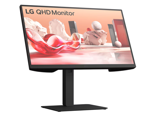 LG 27" QHD IPS 100Hz Monitor with USB-C with Daisy Chain, 27BA75QB-B