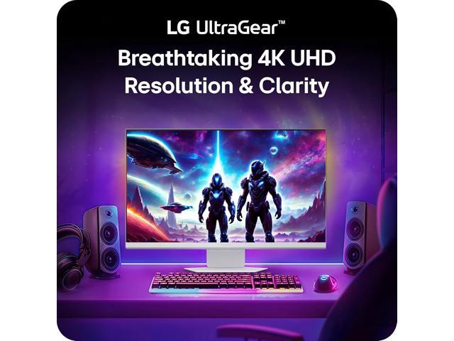 LG 31.5' 144 Hz IPS UHD Gaming Monitor FreeSync Premium & G-Sync Compatible DCI-P3 95% (CIE1976) 32G810SA-W