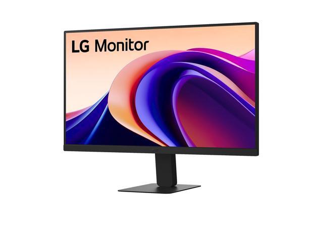LG 24U631A-B 24' QHD (2560x1440) IPS Monitor, 100Hz Refresh Rate, 5ms (GtG) Response Time, sRGB 99%, HDR10, USB-C, HDMI, Tilt Adjustable, Black