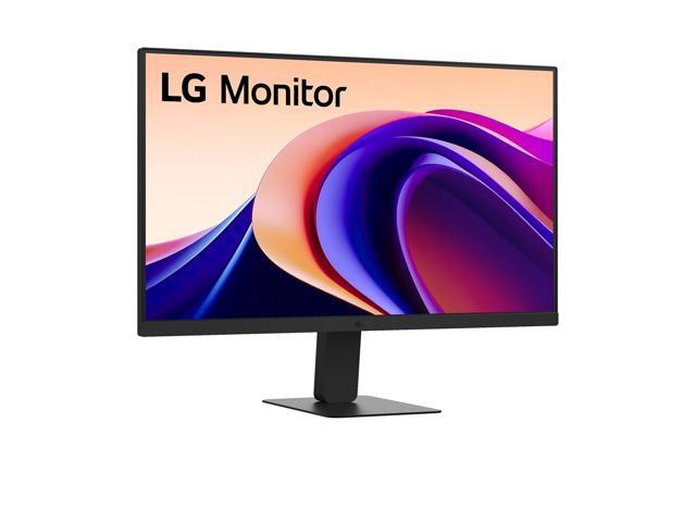 LG 24U631A-B 24' QHD (2560x1440) IPS Monitor, 100Hz Refresh Rate, 5ms (GtG) Response Time, sRGB 99%, HDR10, USB-C, HDMI, Tilt Adjustable, Black