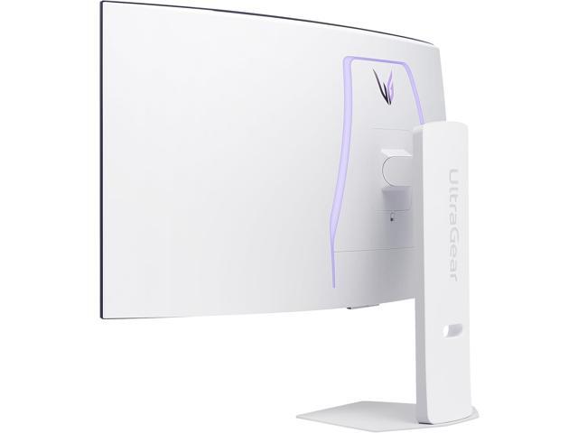 LG - UltraGear 39" OLED Curved WQHD 240Hz 0.03ms G-Sync/FreeSync Premium Smart Gaming Monitor with DisplayHDR 400 TRUE BLACK - White - image 7