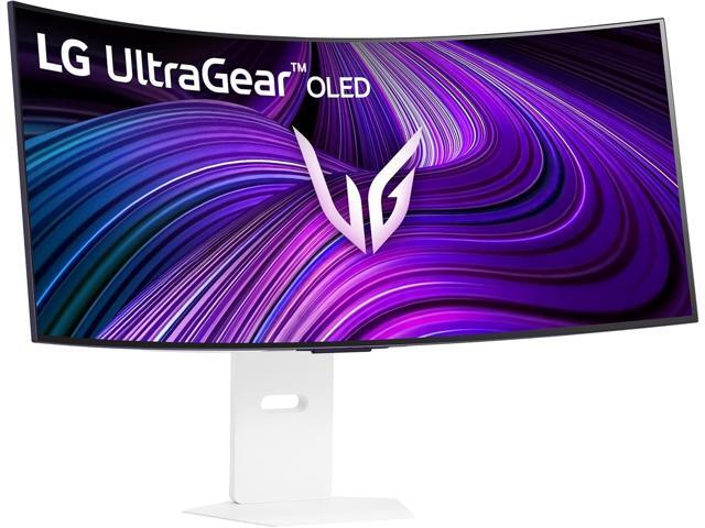 LG - UltraGear 39" OLED Curved WQHD 240Hz 0.03ms G-Sync/FreeSync Premium Smart Gaming Monitor with DisplayHDR 400 TRUE BLACK - White - image 4
