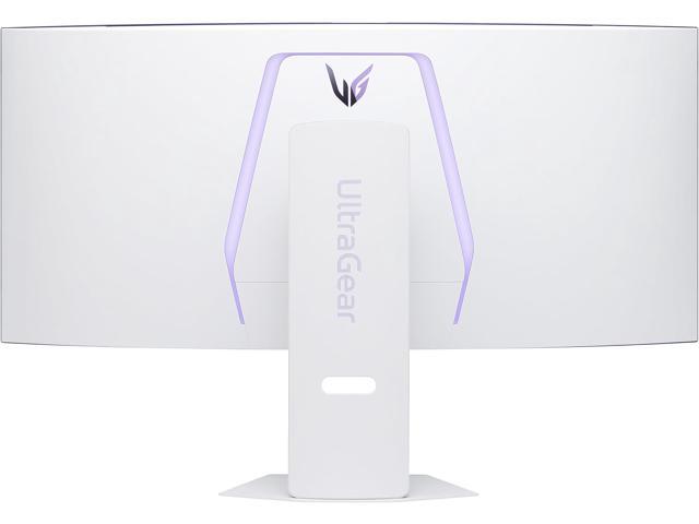 LG - UltraGear 39" OLED Curved WQHD 240Hz 0.03ms G-Sync/FreeSync Premium Smart Gaming Monitor with DisplayHDR 400 TRUE BLACK - White - image 8
