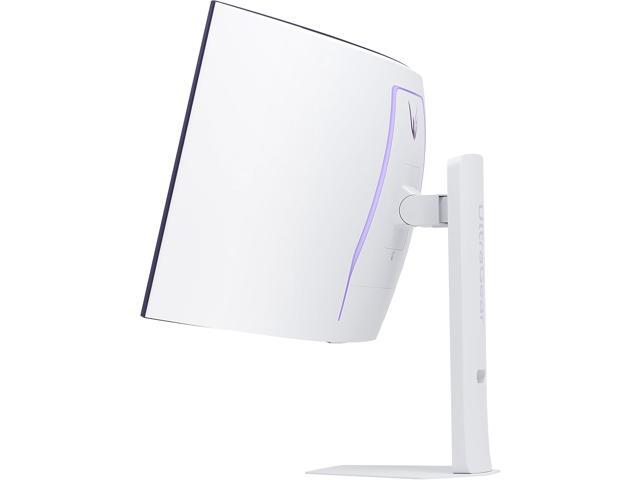 LG - UltraGear 39" OLED Curved WQHD 240Hz 0.03ms G-Sync/FreeSync Premium Smart Gaming Monitor with DisplayHDR 400 TRUE BLACK - White - image 10