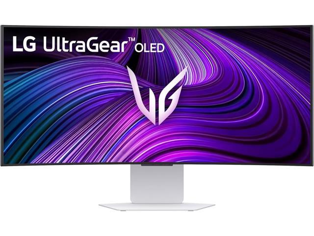 LG UltraGear 34' WQHD 2K 1440P 240Hz FreeSync Premium & G-Sync Compatible 0.03ms HDR400 USB-C Built-in Speakers white Curved Gaming Computer...