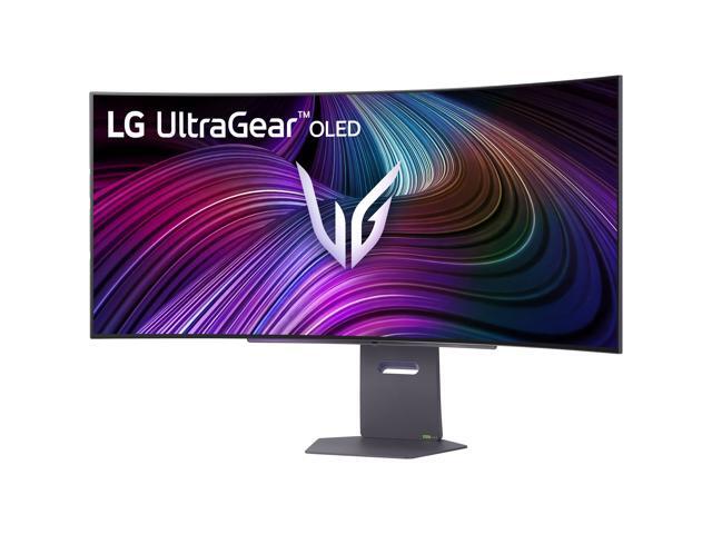 LG 45' 240 Hz OLED QHD Gaming Monitor 0.03ms (GtG at Faster) FreeSync Premium & G-Sync Compatible DCI-P3 98.5% (CIE1976) Curved UltraGear 45GX90SA-B
