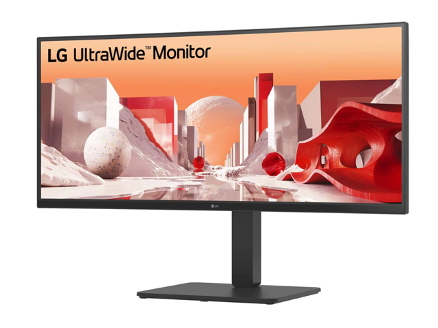 LG 34' UltraWide QHD Curved IPS Monitor with USB Type-C 34BA75QE-B