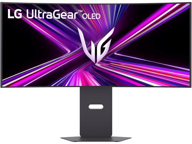 LG - UltraGear 34" OLED Curved WQHD 240Hz 0.03ms AMD FreeSync Premium Pro Gaming Monitor with HDR (DisplayPort, HDMI, USB-C) - Black - image 3