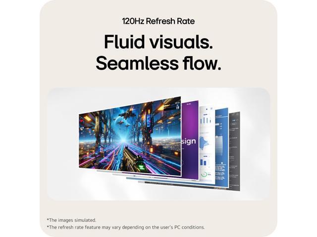 LG 24U411A-B 23.8" Full HD HDR 120 Hz Monitor - image 8