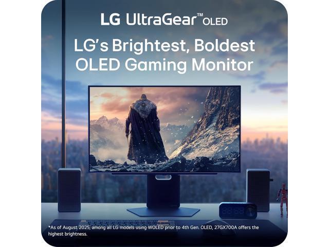 LG - UltraGear 27" OLED QHD 280Hz 0.03ms G-Sync and FreeSync Premium Pro Gaming Monitor with HDR500 (HDMI x2, DP, USB-A) - Black - image 11