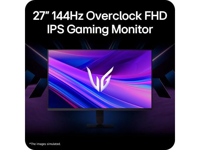 LG 27' 144 Hz (OC) IPS FHD Gaming Monitor FreeSync Premium Pro & G-Sync Compatible sRGB 99% (CIE1931) UltraGear 27G411A-B