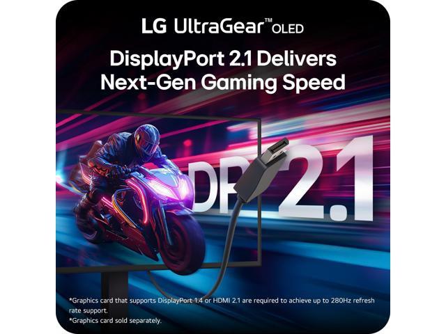 LG - UltraGear 27" OLED Dual Mode (QHD 540Hz, HD 720Hz) 0.02ms G-SYNC Compatible, AMD FreeSync Premium Pro Gaming Monitor - Black - image 7