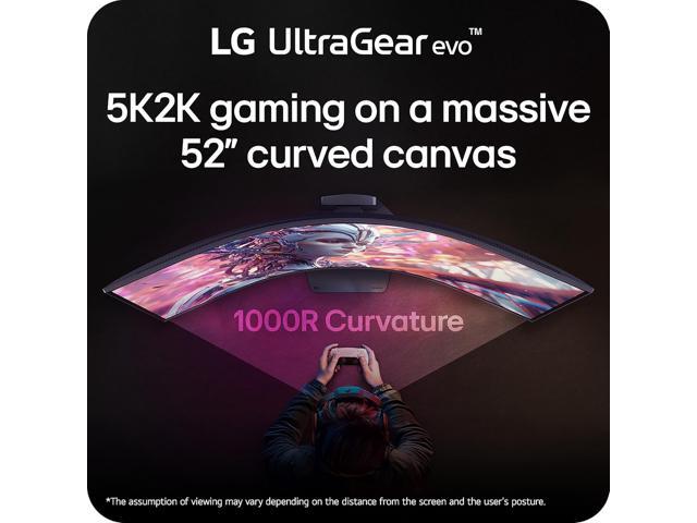 LG - 52" UltraGear evo G9 5K2K 240Hz 1ms FreeSync Premium Gaming Monitor with DisplayHDR 600 (HDMI 2.1, DP 2.1, USB-C) - Black - image 4