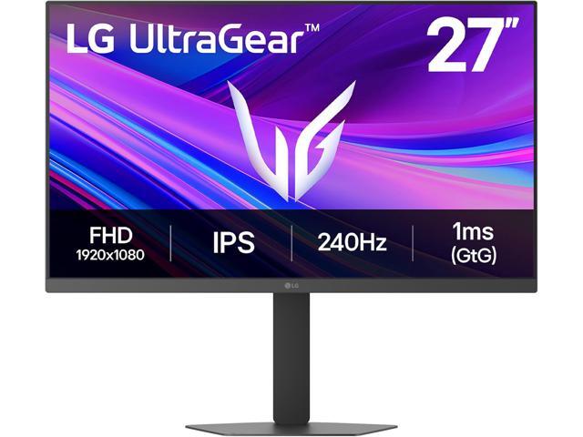 LG - UltraGear 27" IPS 240Hz, 1ms, G-SYNC Compatible, FreeSync Premium Gaming Monitor with HDR10 (HDMI, DisplayPort) - Black