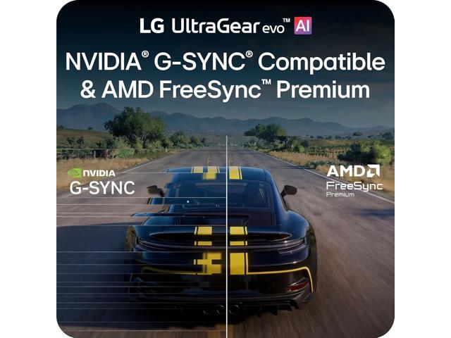 LG - UltraGear evo AI GM9 27" 5K2K IPS 165Hz 1ms G-SYNC FreeSync Premium Gaming Monitor with DisplayHDR1000 (HDMI, DP, USB-C) - Black - image 8