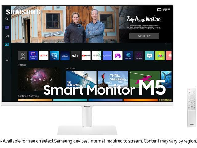 SAMSUNG M50B LS27BM501ENXZA 27' Full HD 1920 x 1080 60 Hz HDMI, USB Built-in Speakers Flat Panel Smart Monitor with Streaming TV