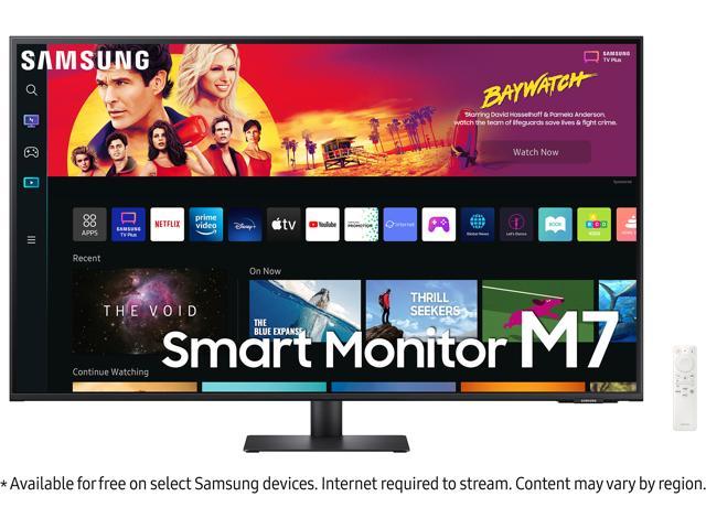 SAMSUNG M70B LS43BM702UNXZA 43' UHD 3840 x 2160 (4K) 60 Hz HDMI, USB-C Built-in Speakers Smart Monitor & Streaming TV