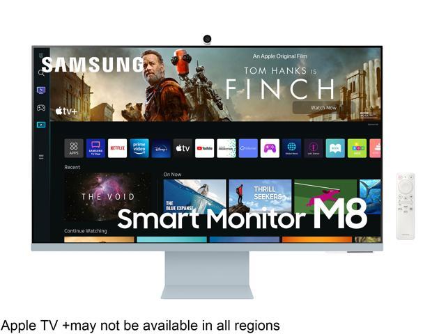 SAMSUNG M80B LS32BM80BUNXGO 32' UHD 3840 x 2160 (4K) 60 Hz Micro HDMI, USB-C Built-in Speakers Flat Panel Smart Monitor with Streaming TV and.