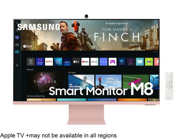 SAMSUNG M80B LS32BM80PUNXGO 32' UHD 3840 x 2160 (4K) 60 Hz Micro HDMI, USB-C Built-in Speakers Flat Panel Smart Monitor with Streaming TV and.