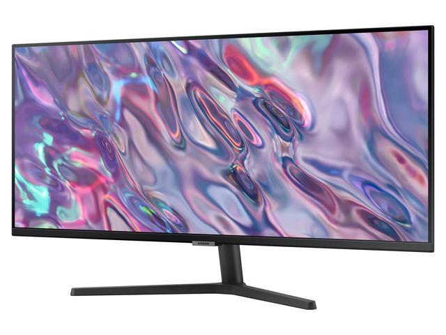 Samsung - 34” ViewFinity S5 Ultrawide QHD 100Hz AMD FreeSync Monitor with HDR10 (DisplayPort, HDMI) - Black - image 5