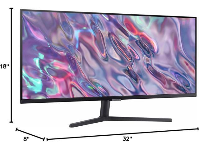 Samsung - 34” ViewFinity S5 Ultrawide QHD 100Hz AMD FreeSync Monitor with HDR10 (DisplayPort, HDMI) - Black - image 12