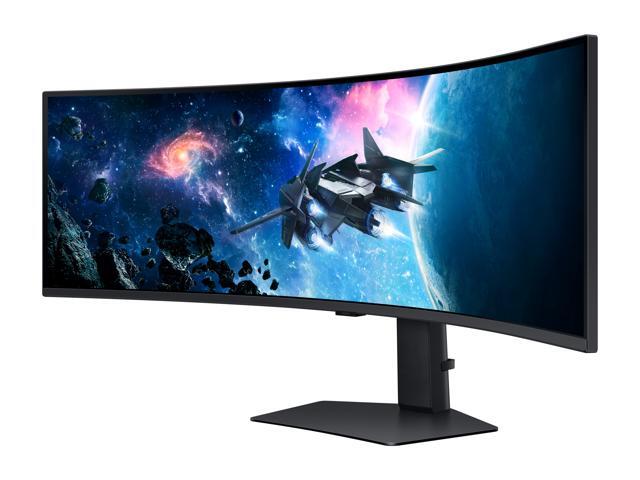 Samsung - 49" Odyssey 1000R Curved Dual QHD 240Hz 1ms FreeSync Gaming Monitor with HDR1000 (HDMI x2, DP, USB) - Black - image 8