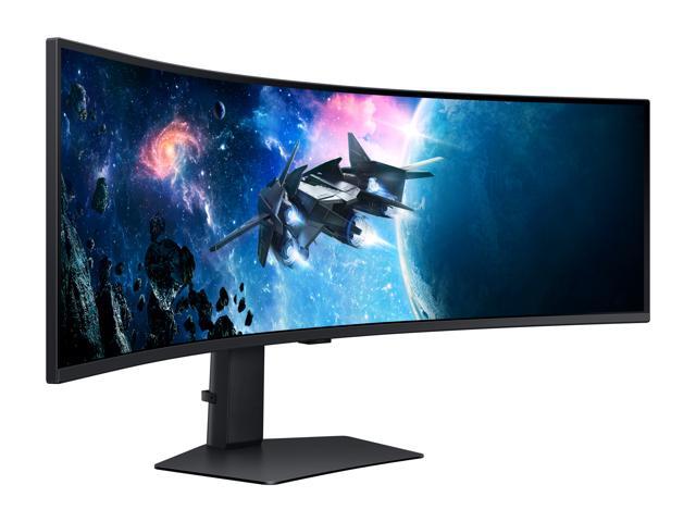 Samsung - 49" Odyssey 1000R Curved Dual QHD 240Hz 1ms FreeSync Gaming Monitor with HDR1000 (HDMI x2, DP, USB) - Black - image 5